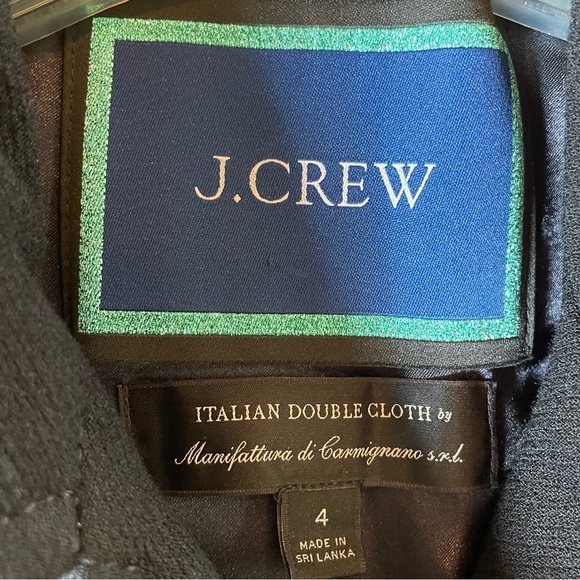 J. Crew Classic Lady Day Navy Blue Wool Blend Mid-Weight Coat Classic Old Money - Picture 7 of 15